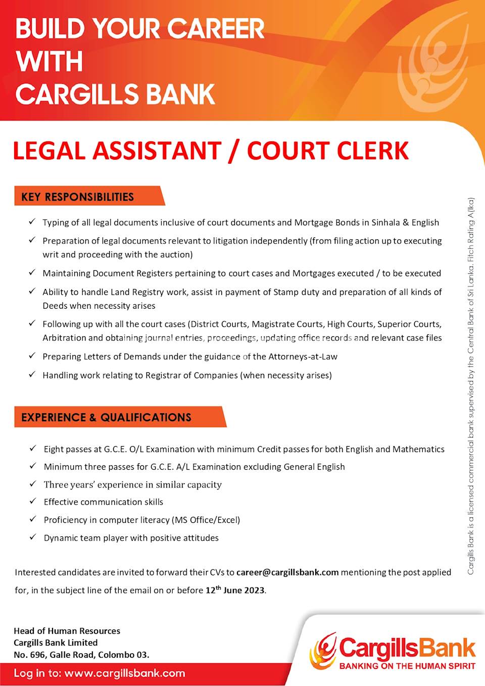 Legal Assistant/Court Clerk