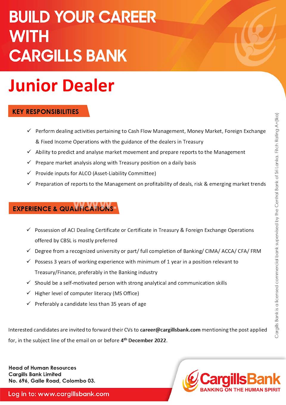 Junior Dealer