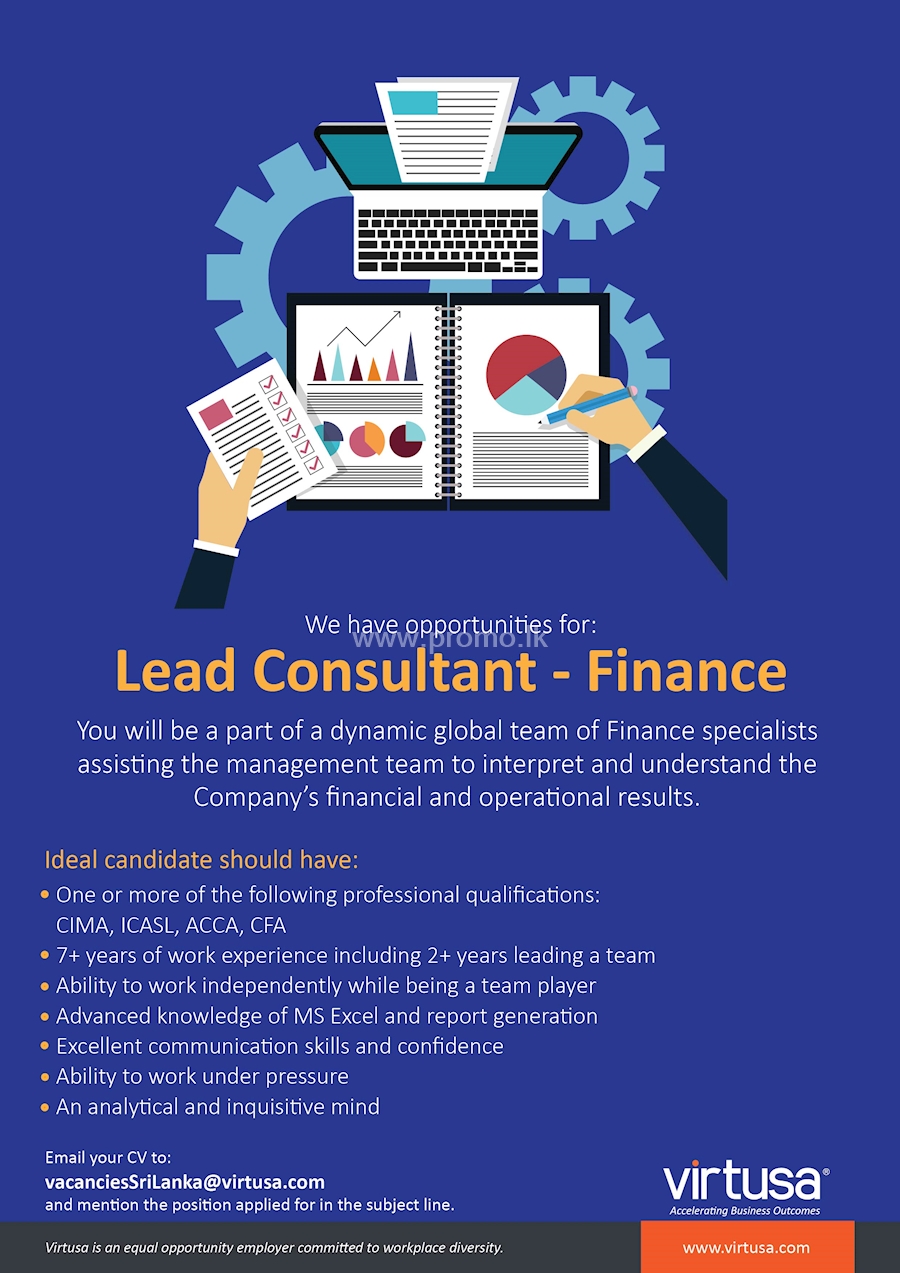 Lead Consultant - Finance 