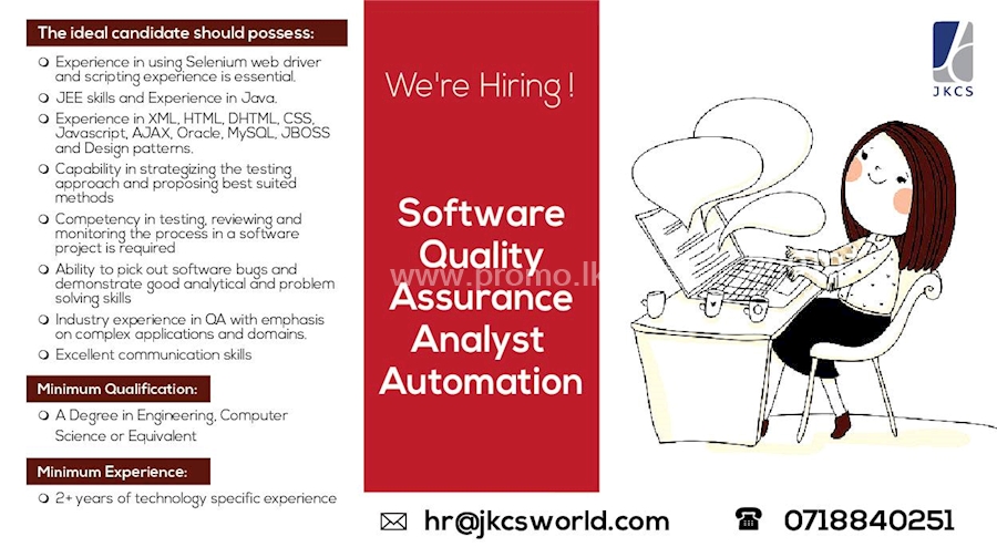 Software Quality Assurance Analyst Automation