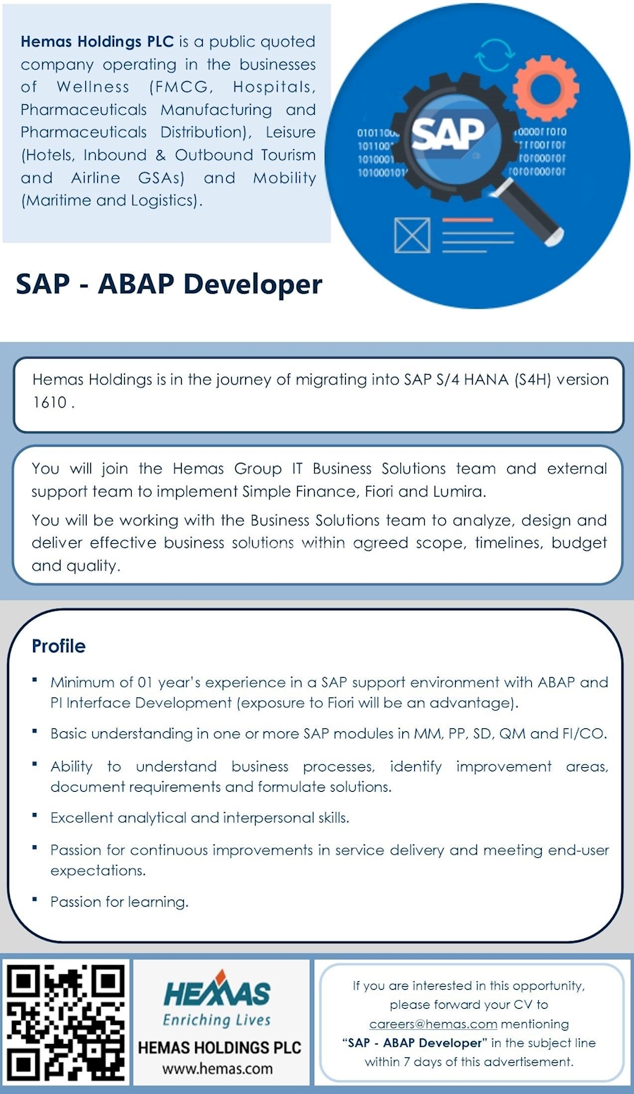 SAP-ABAP Developer 