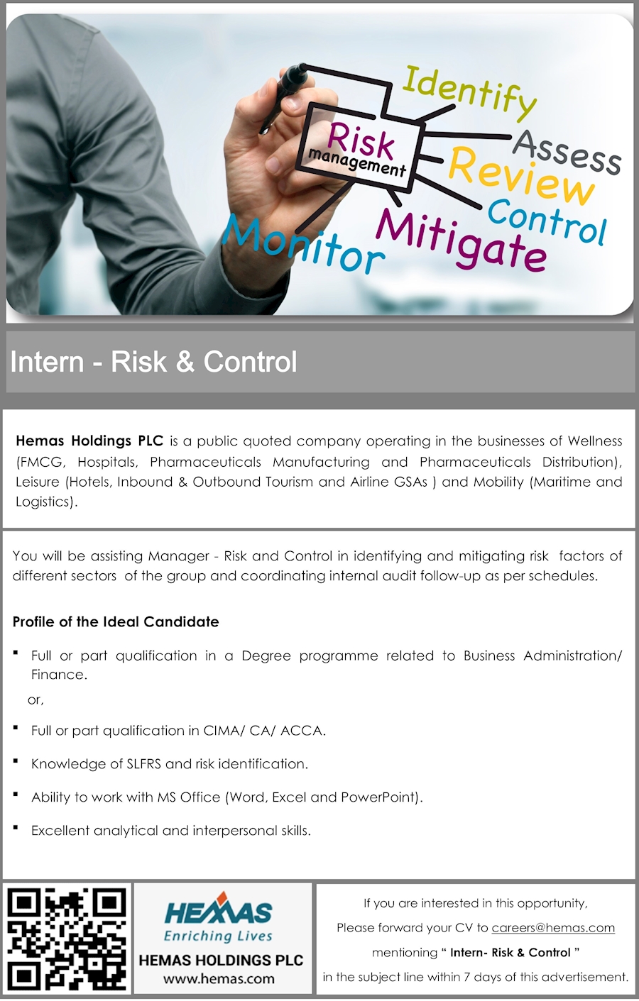 Intern - Risk & Control 