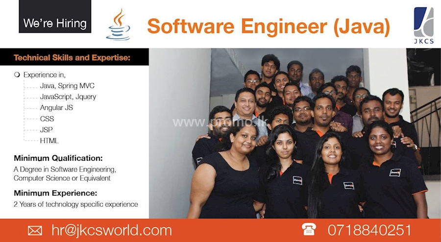 Software Engineer (Java) at John Keells Holdings