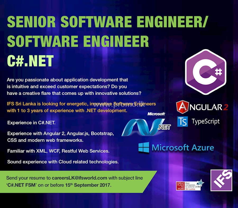 Senior Software Engineer C#.NET 