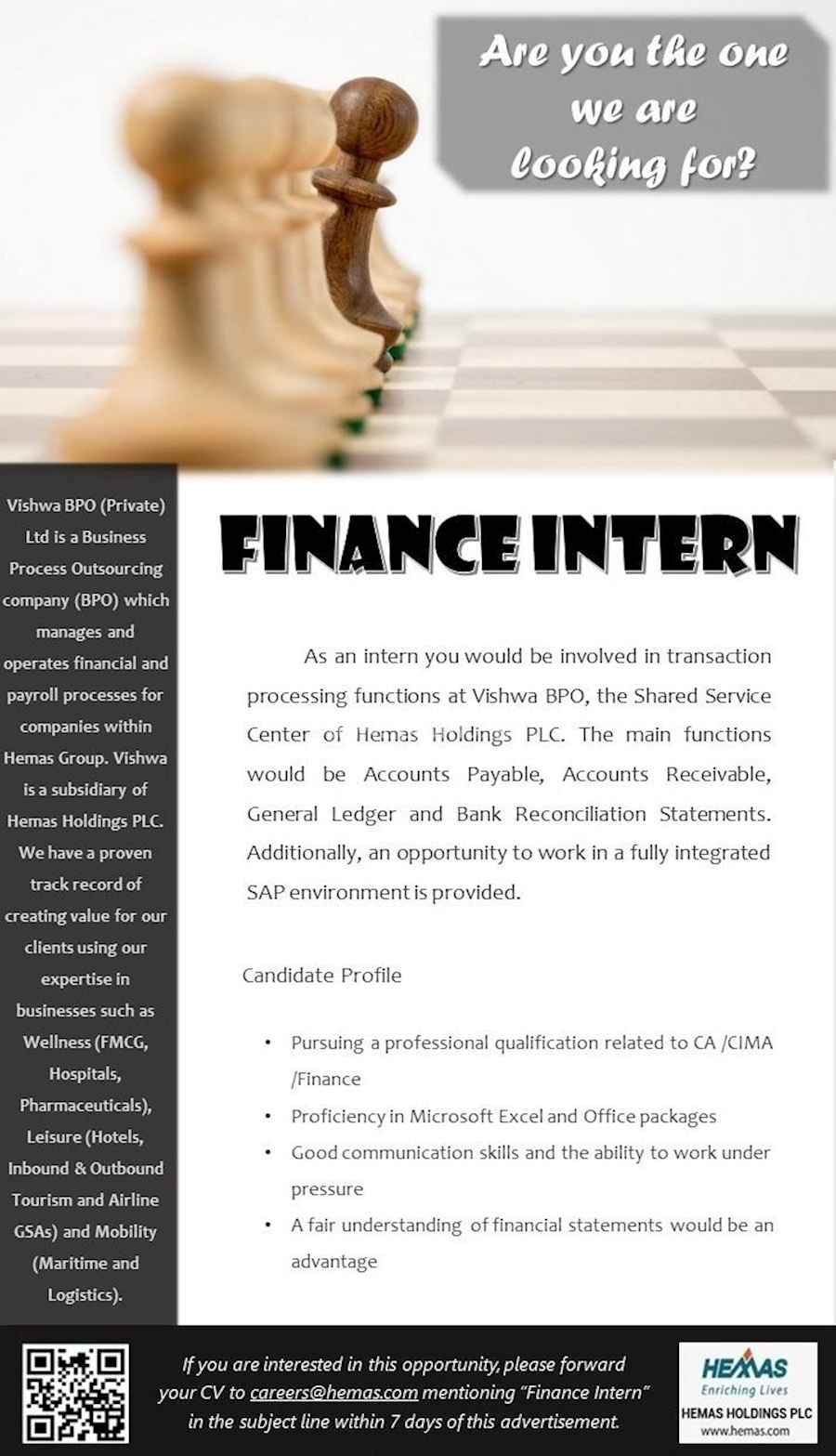 Finance Intern 