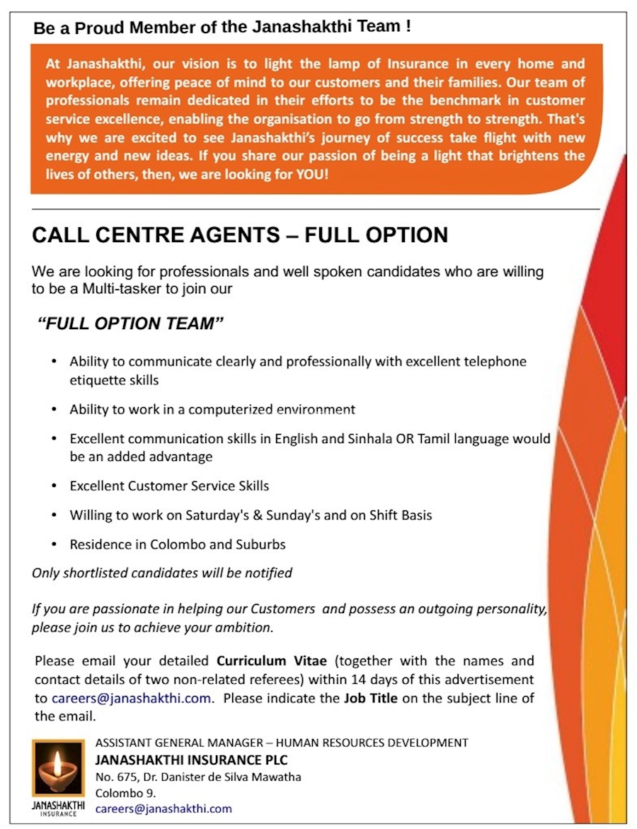 Call Centre Agents 