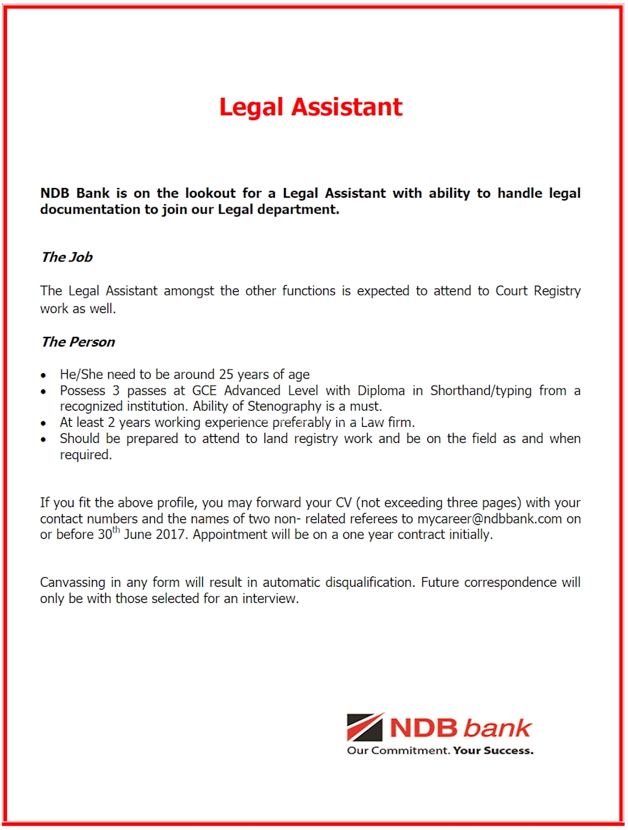 Legal Assistant 