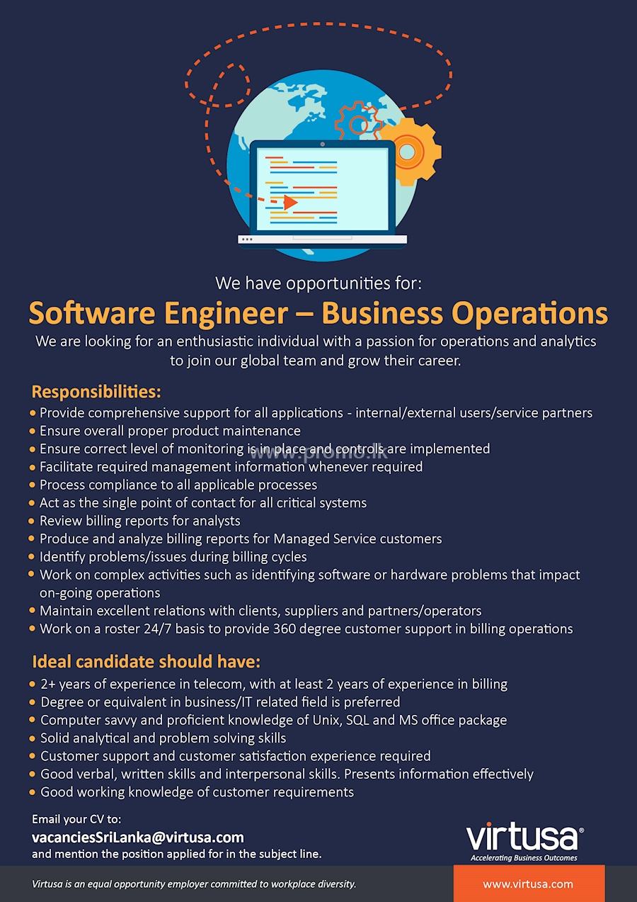 Software Engineer - Business Operations 