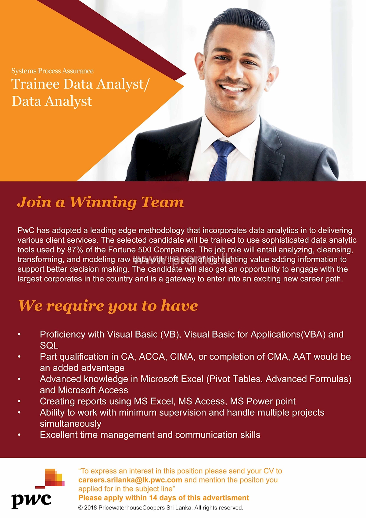 Trainee Data Analyst / Data Analyst