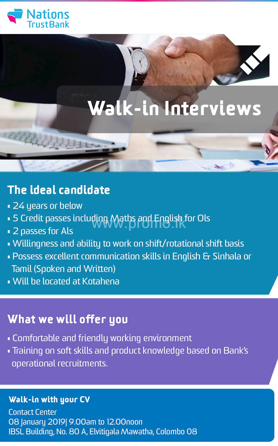 Walk-in Interviews