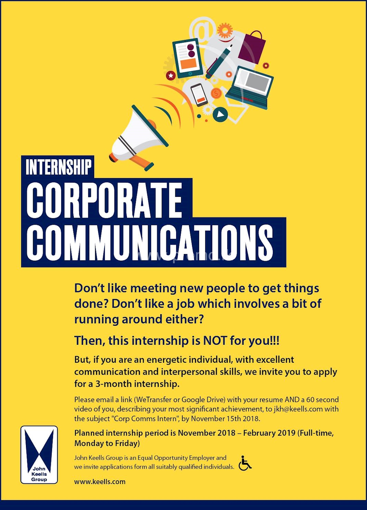 Internship - Corporate Communications