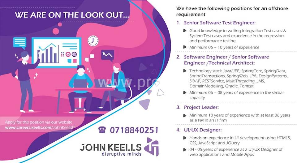 Vacancies at John Keells