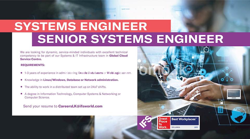 System Engineer - Senior Systems Engineer