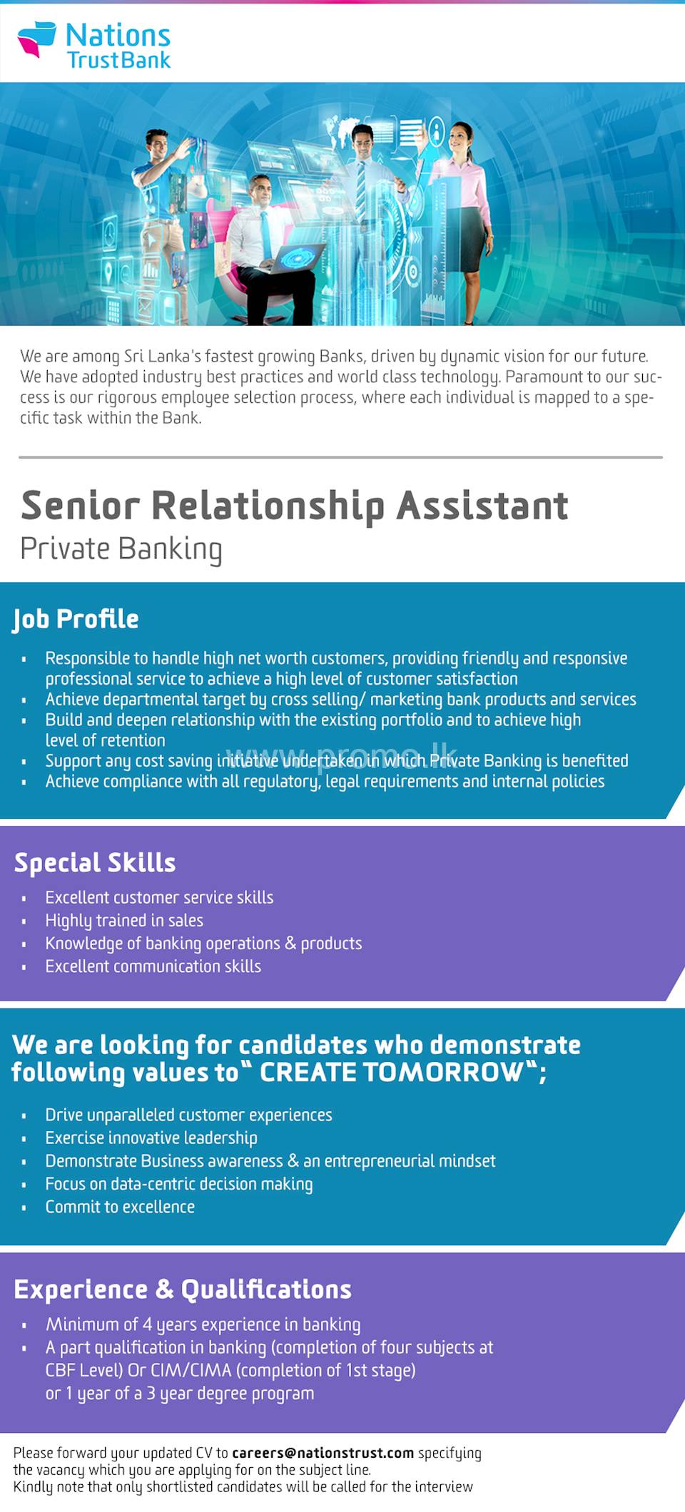 Senior Relationship Assistant - Private Banking