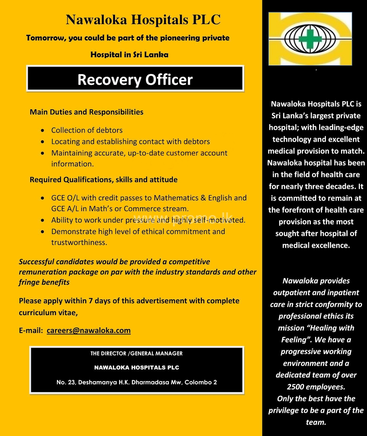 Recovery Officer 