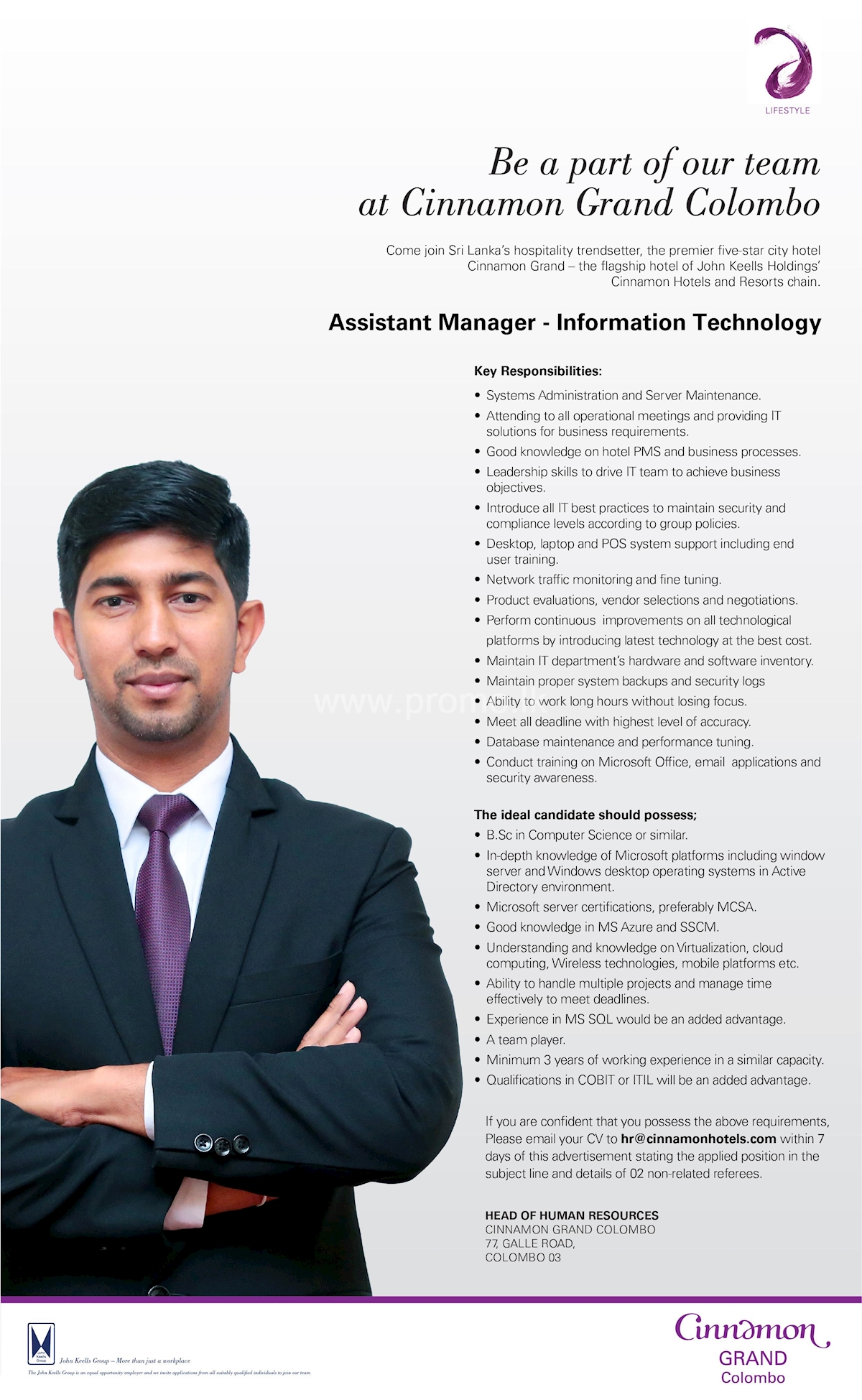 Assistant Manager - Information Technology