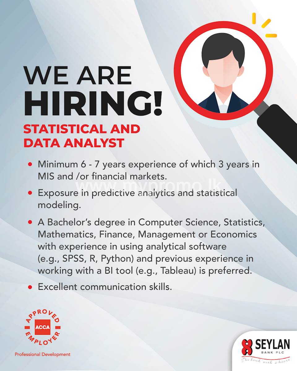 Statistical and Data Analyst