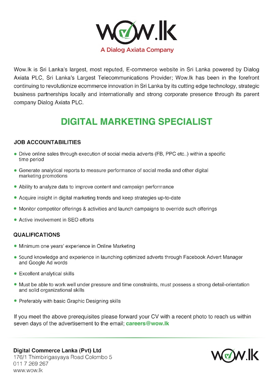 Digital Marketing Specialist