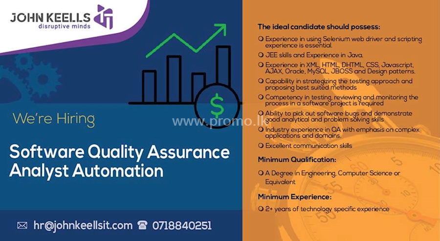 Software Quality Assurance Analyst Automation