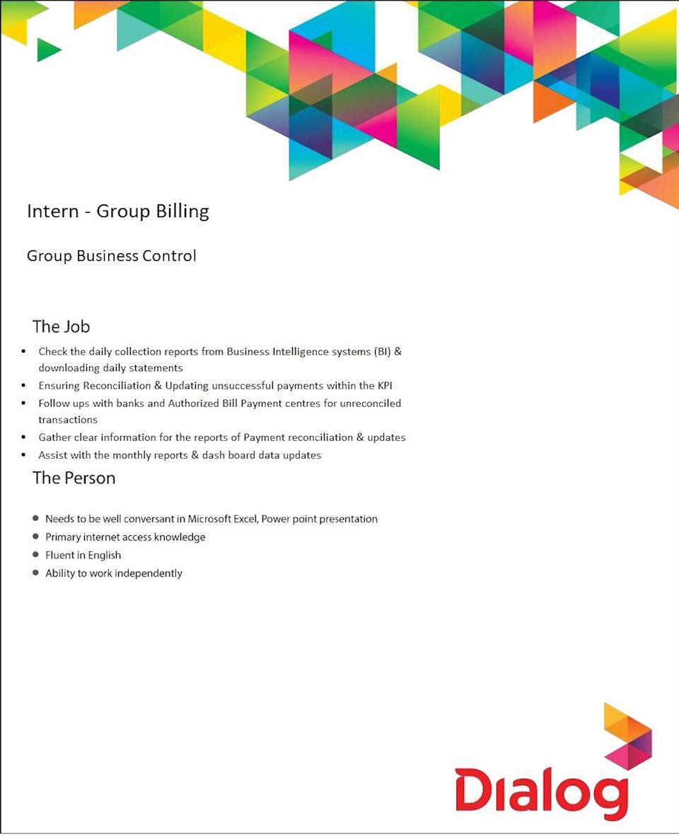 Intern - Group Billing