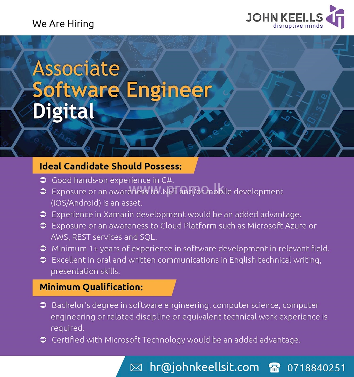 Associate Software Engineer Digital