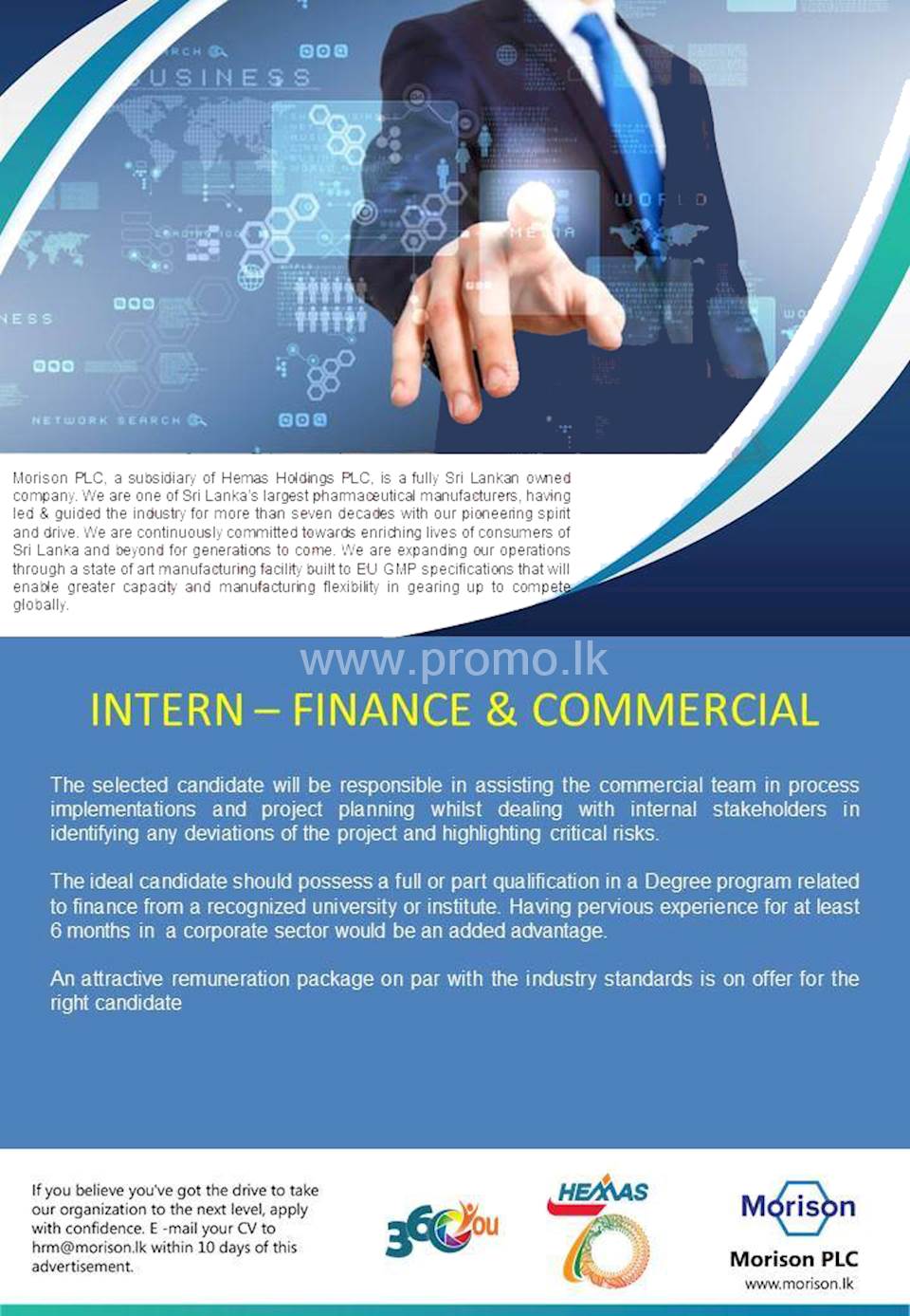 Intern - Finance and Commercial 