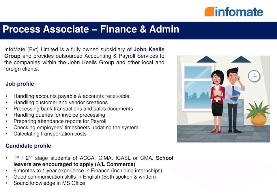 Process Associate - Finance and Admin