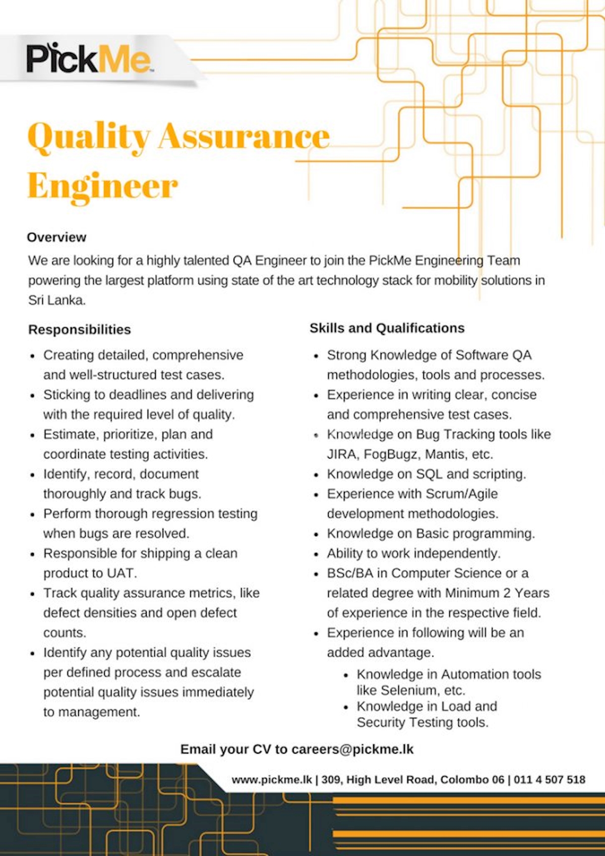 Quality Assurance Engineer