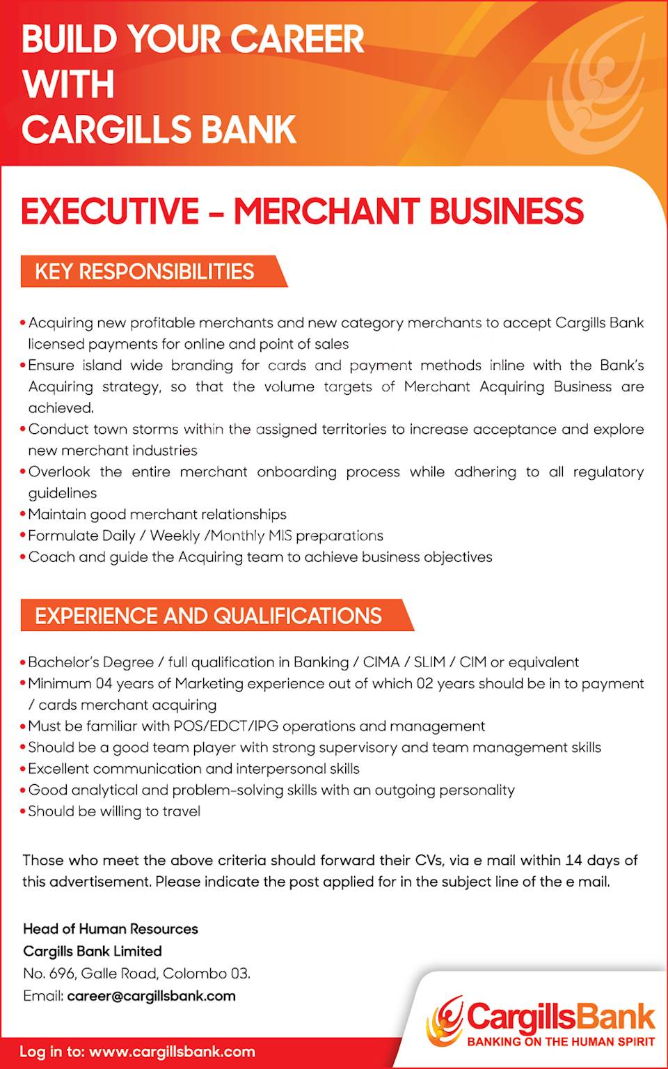 Executive - Merchant Business