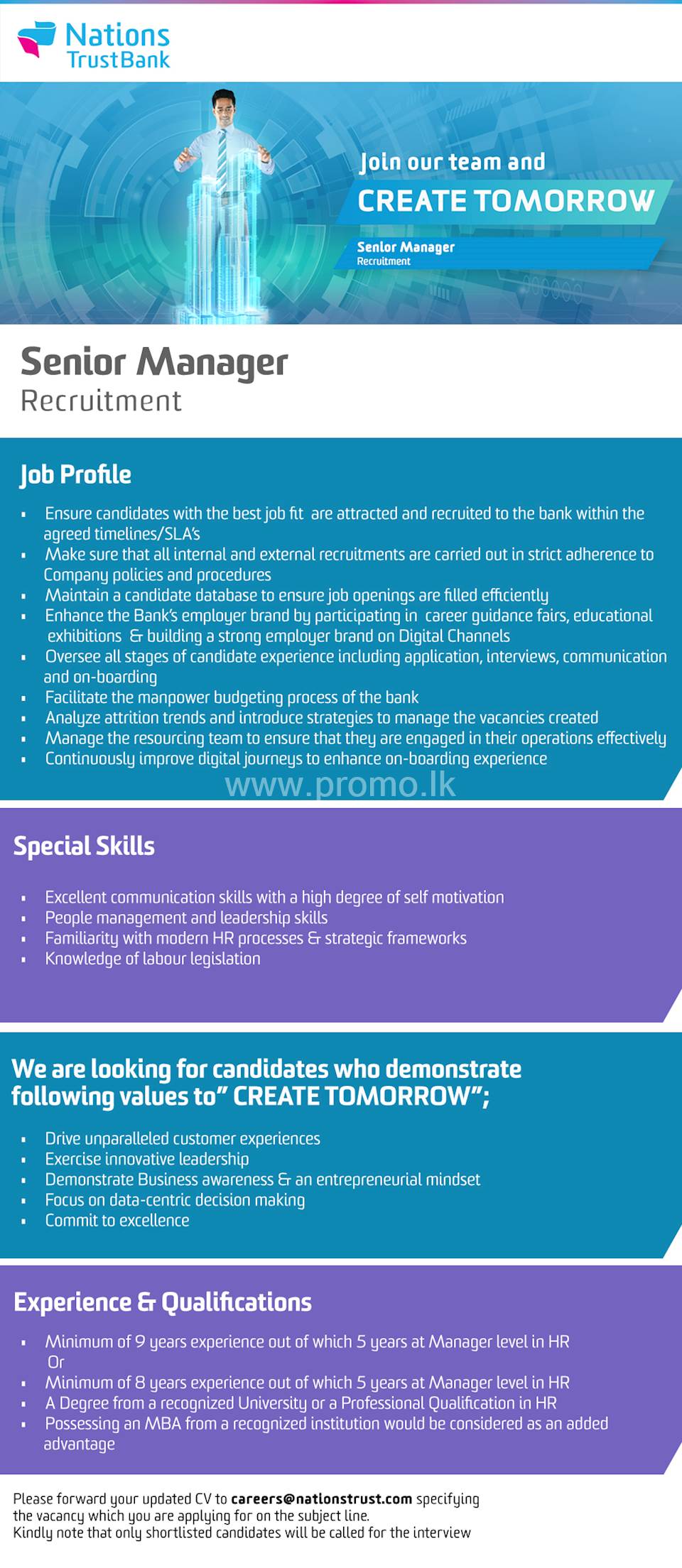Senior Management - Recruitment