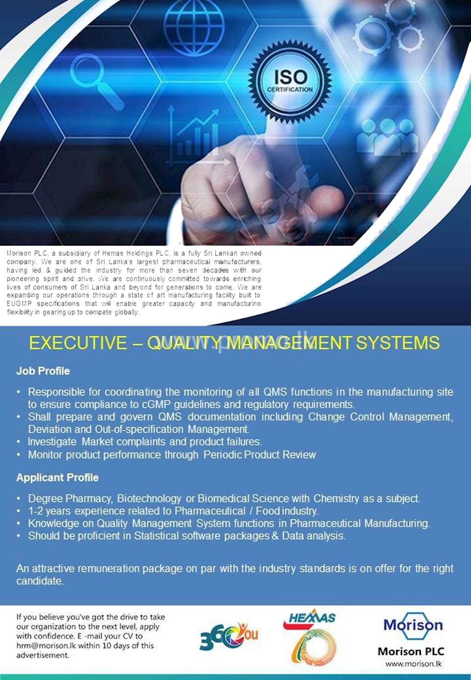 Executive - Quality Management Systems