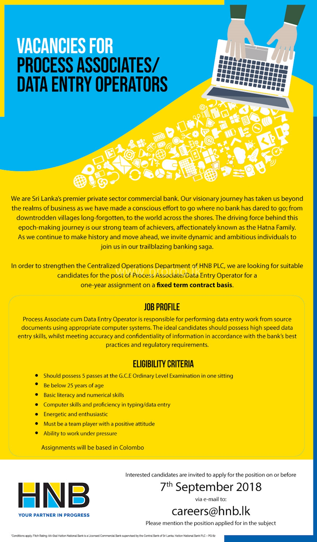 Process Associates / Data Entry Operators