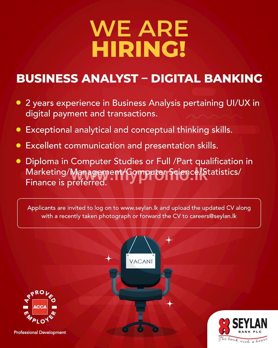 Business Analyst - Digital Banking