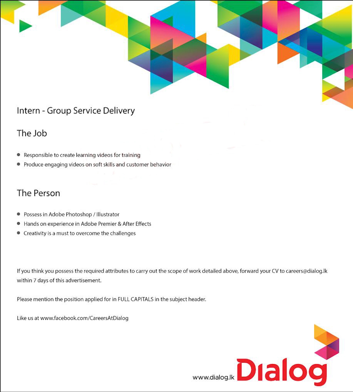 Intern - Group Service Delivery