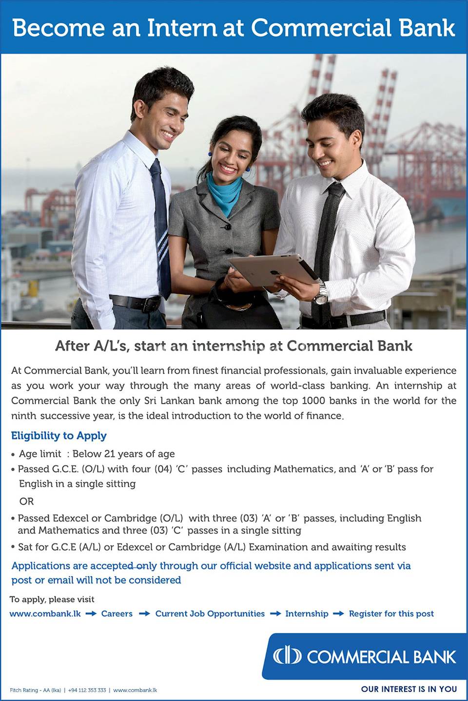 Become a Banking Intern