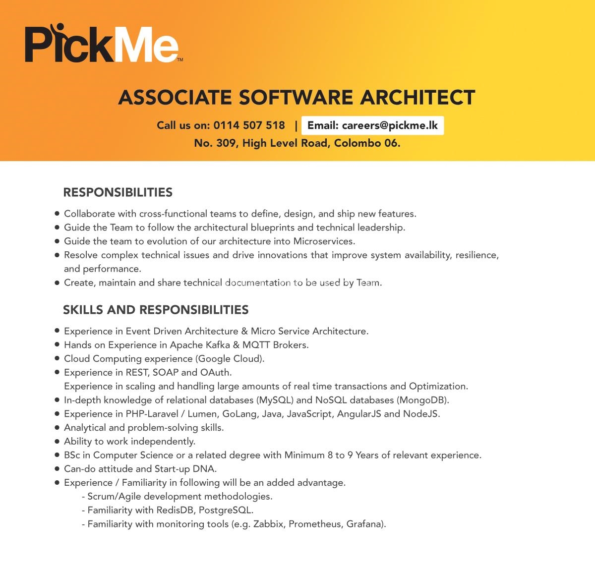 Associate Software Architect