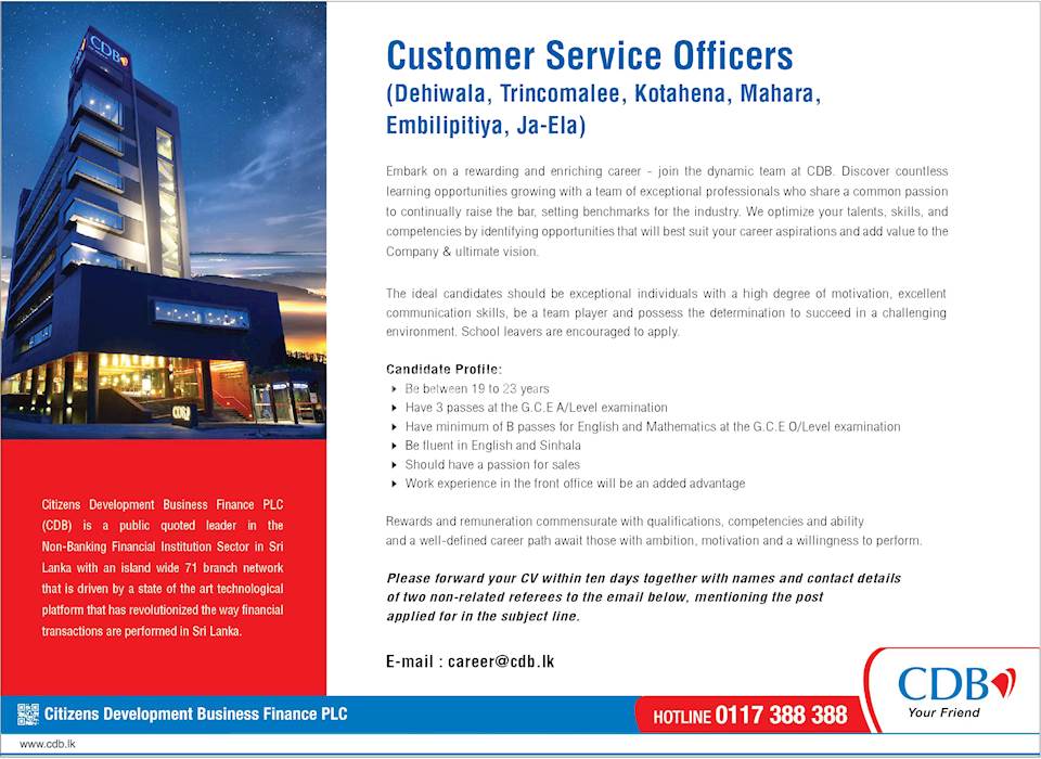 Customer Service Officers 
