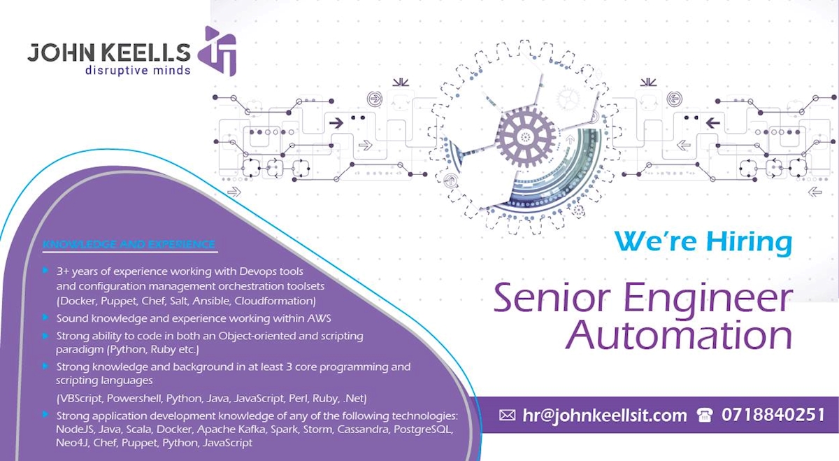 Senior Engineer Automation