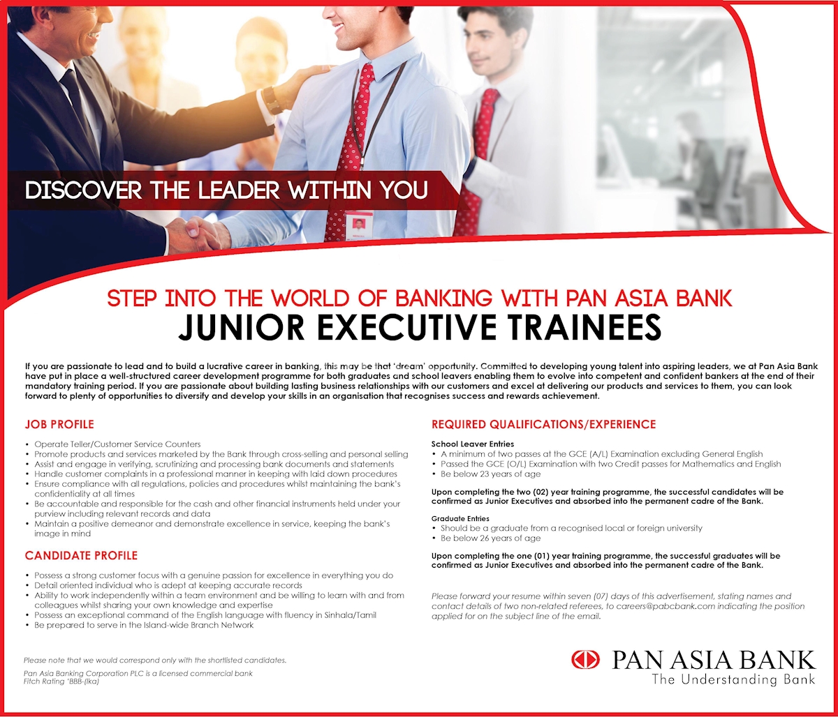 Junior Executive Trainees 