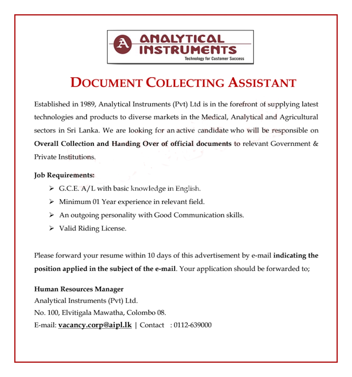 Document Collecting Assistant 