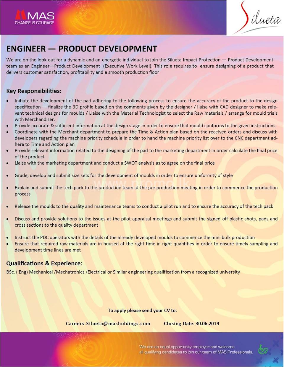 Engineer - Product Development