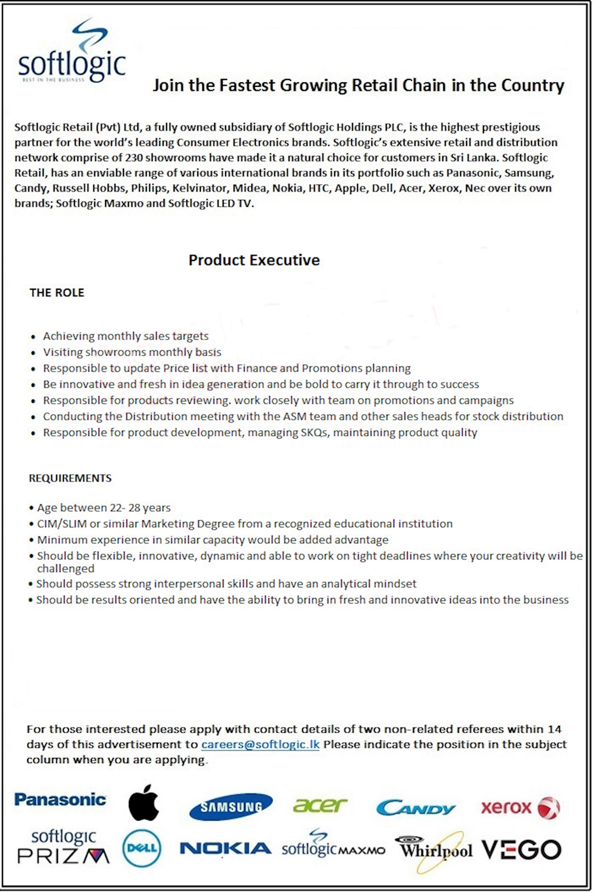 Product Executive 