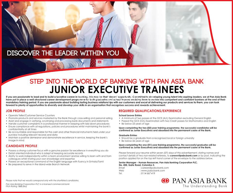 Junior Executive Trainees 