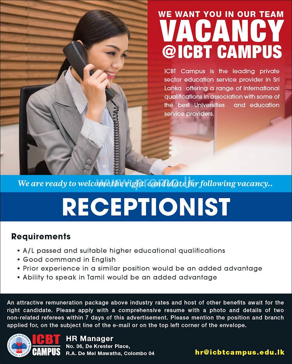 Receptionist