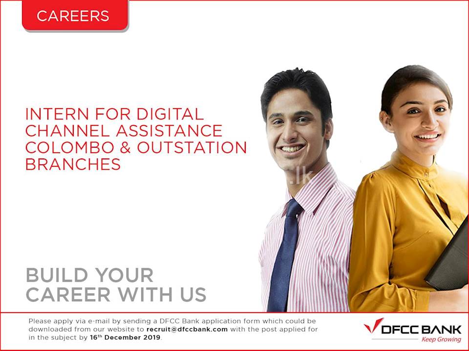 Intern for Digital Channel Assistance Colombo & Outstation Branches