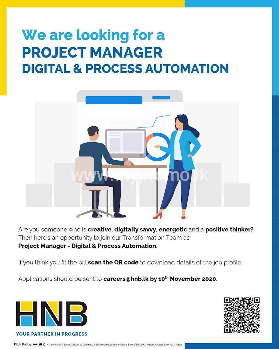 Project Manager - Digital & Process Automation