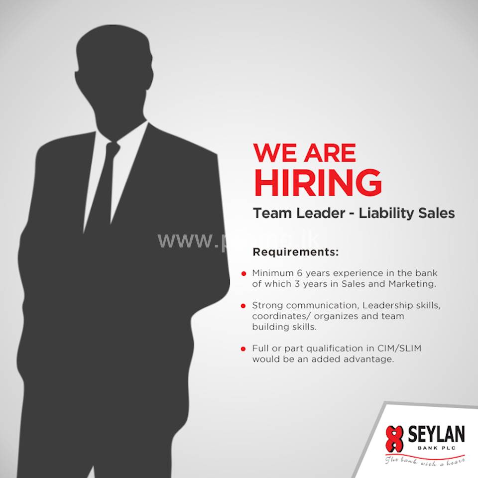 Team Leader - Liability Sales