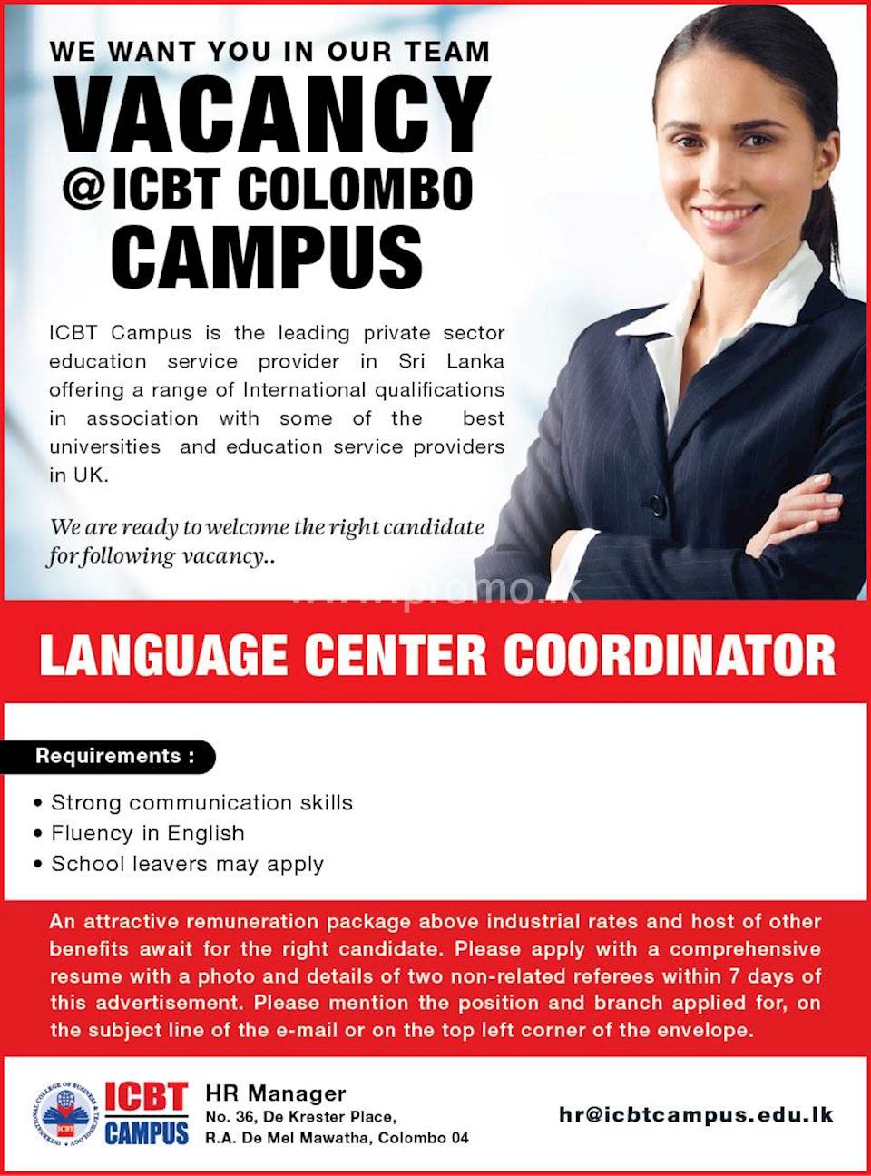 Language Center Coordinator