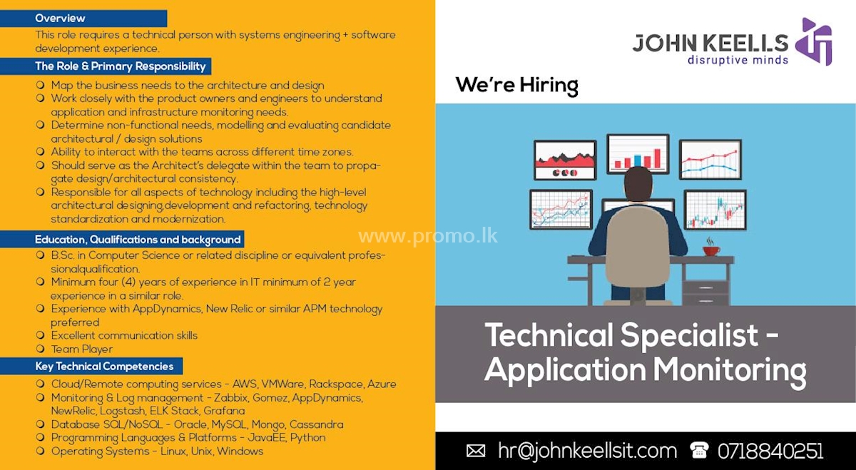 Technical Specialist - Application Monitoring 