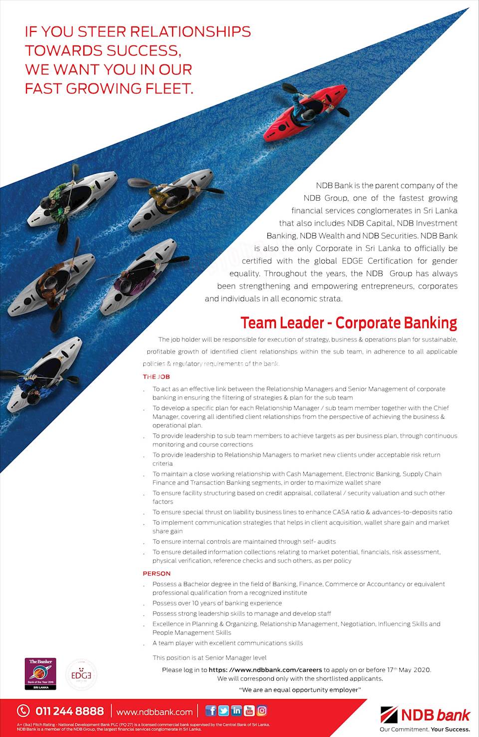 Team Leader - Corporate Banking